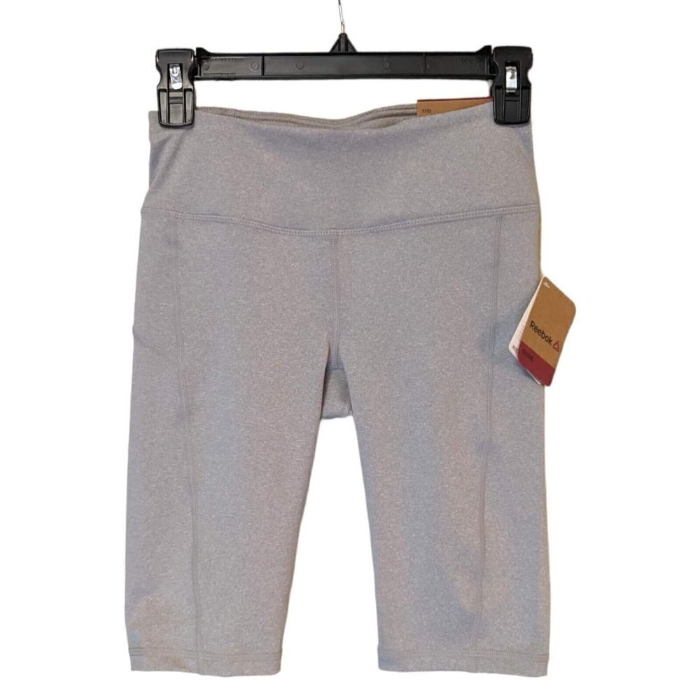 NWT Women's Reebok Quick Training Short Grey Heather Fitted Size XS MSRP $45